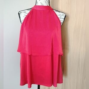 Chic Pink Sleeveless Top